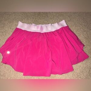 Lululemon Athletica Court Rival Pink Skirt
